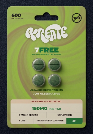 7FREE 7OH Alternative Tablets packaging
